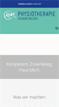 Mobile Screenshot of physiotherapie-meijers.de