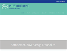 Tablet Screenshot of physiotherapie-meijers.de